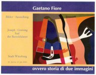 Broshure mostra Gaetano Fiore, ovvero storia di due immagini